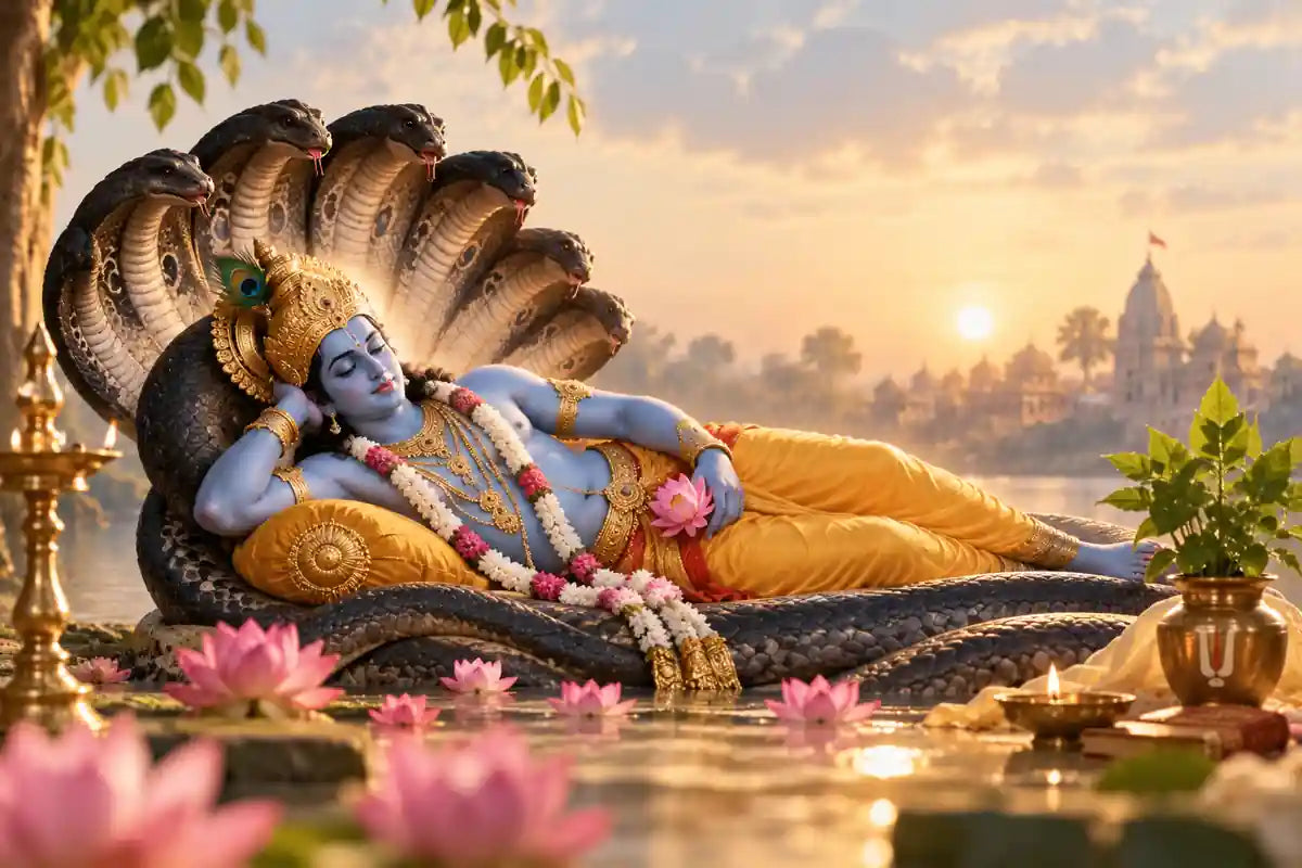 परिवर्तिनी एकादशी 2026 — वामन भगवान पूजा