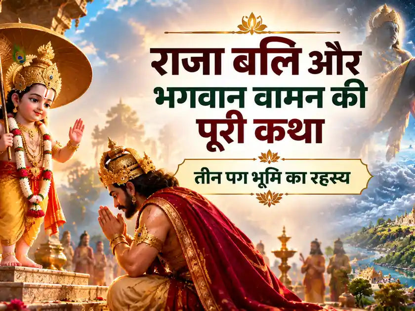 राजा बलि भगवान वामन तीन पग भूमि कथा