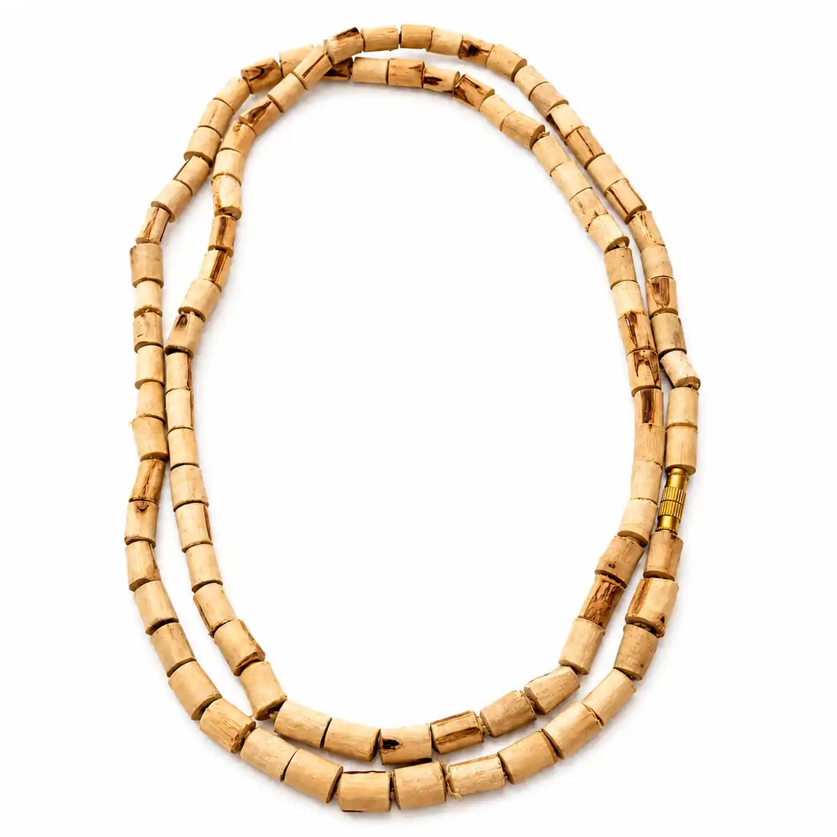 2 Round Tulsi Kanthi Mala 6mm – Pure Tulsi Necklace for Devotional Wear