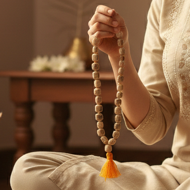 Original Tulsi Japa Mala (27+1 Beads) for Daily Chanting & Protection