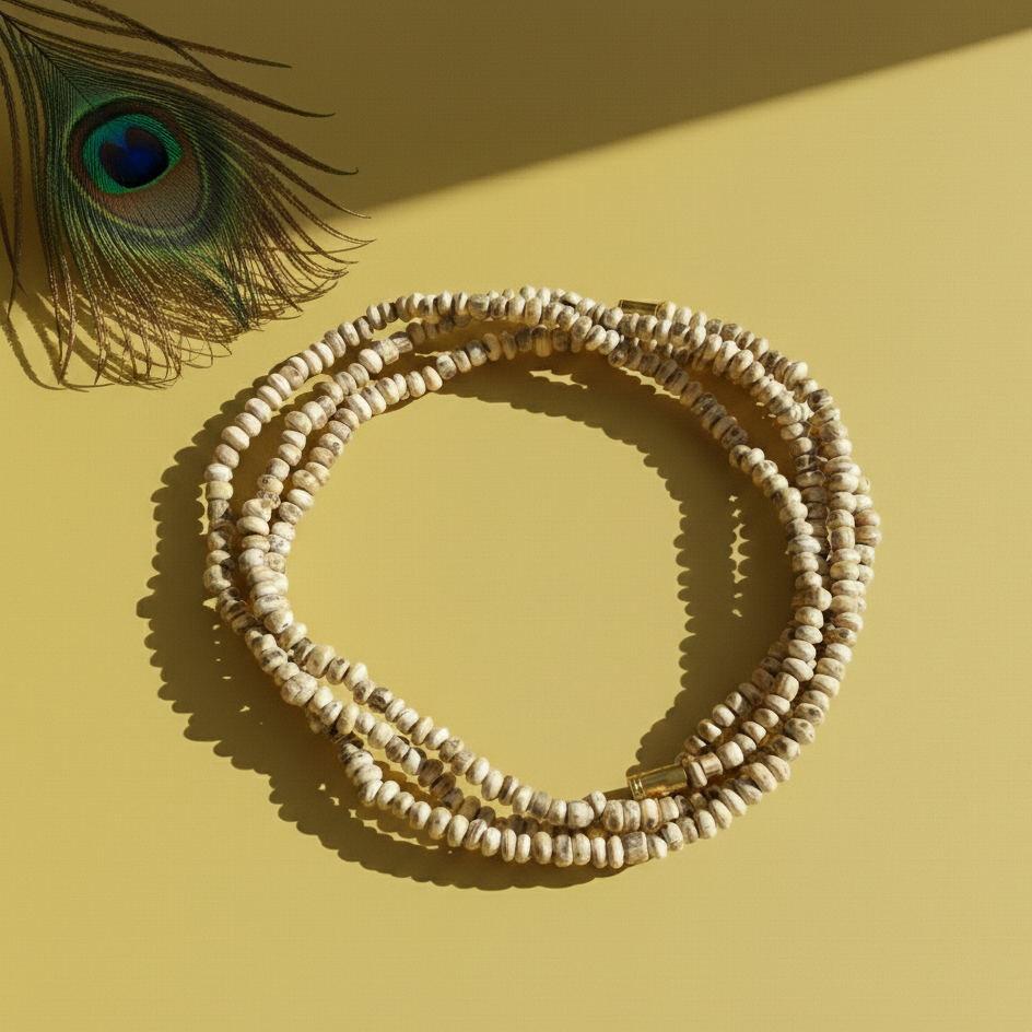 ISKCON Tulsi Kanthi Mala 2-Round with Small 4mm Beads