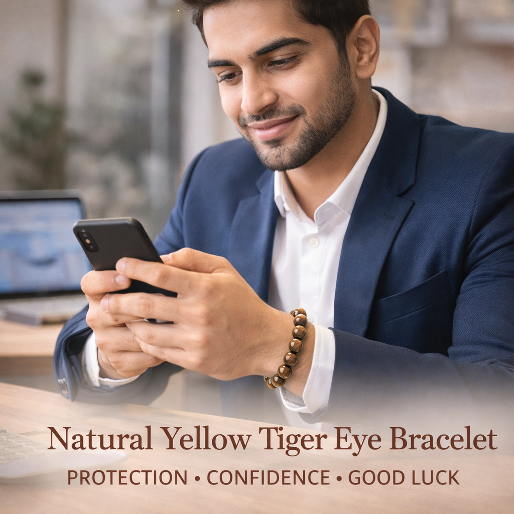 Natural Yellow Tiger Eye Bracelet
