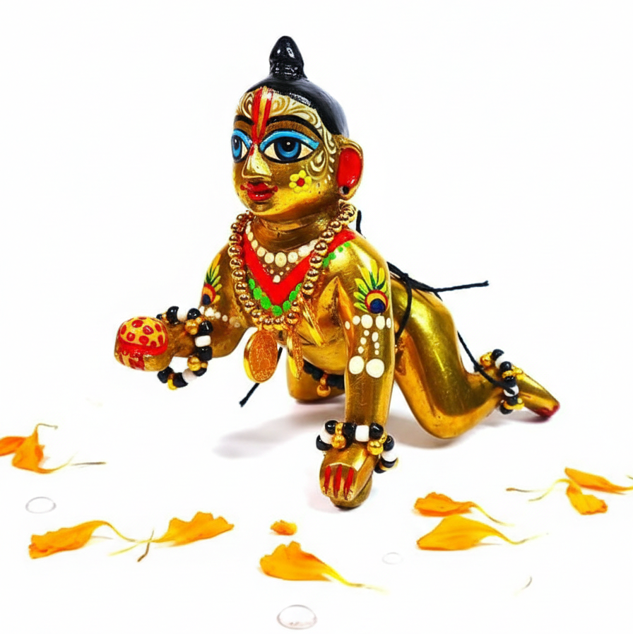 Ladoo Gopal Nazaria Set (Sizes 2-5) | 6-Piece Protective Shringar