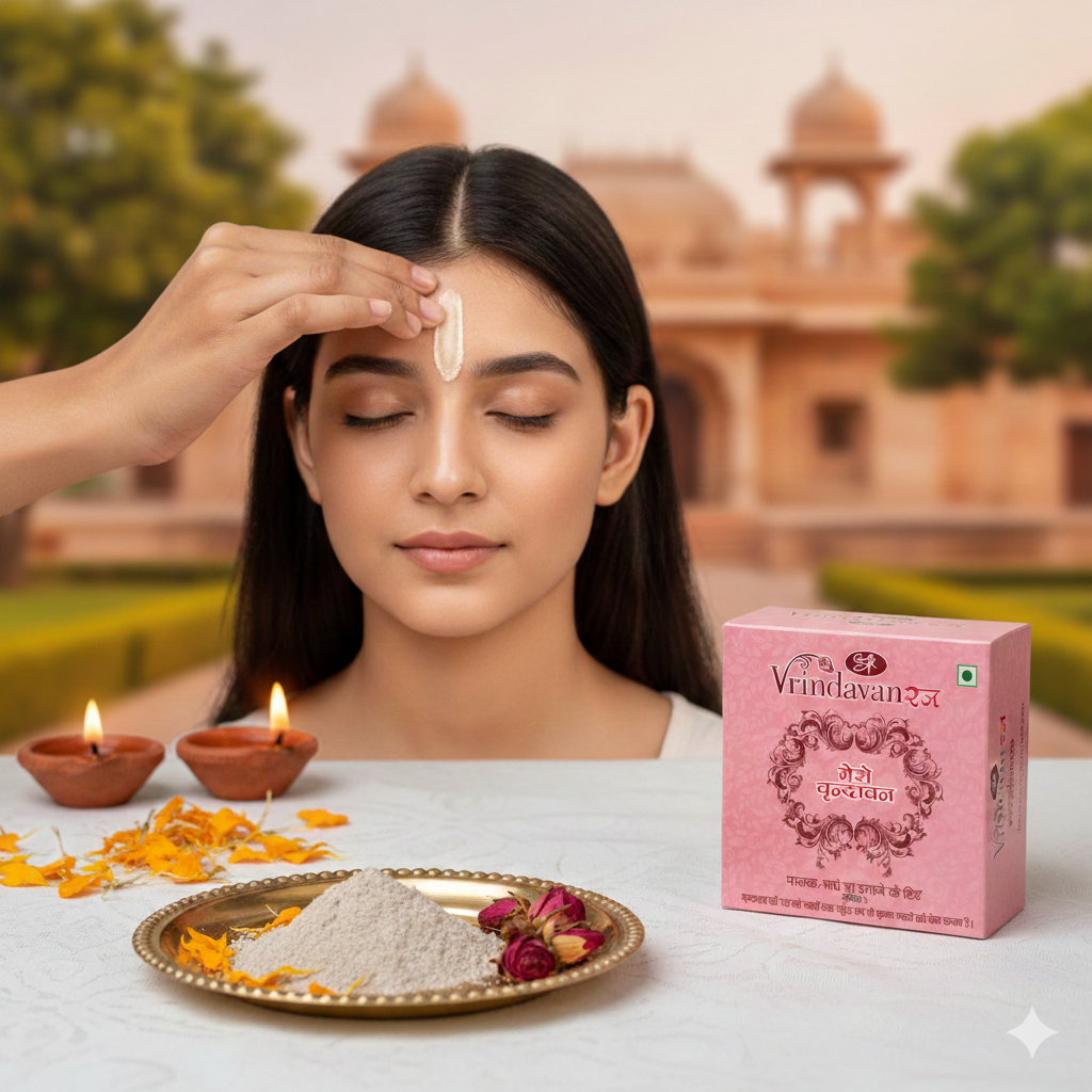 Vrindavan Brij Raj for Tilak and Pooja| Krishna Ke Charno ki Dhool