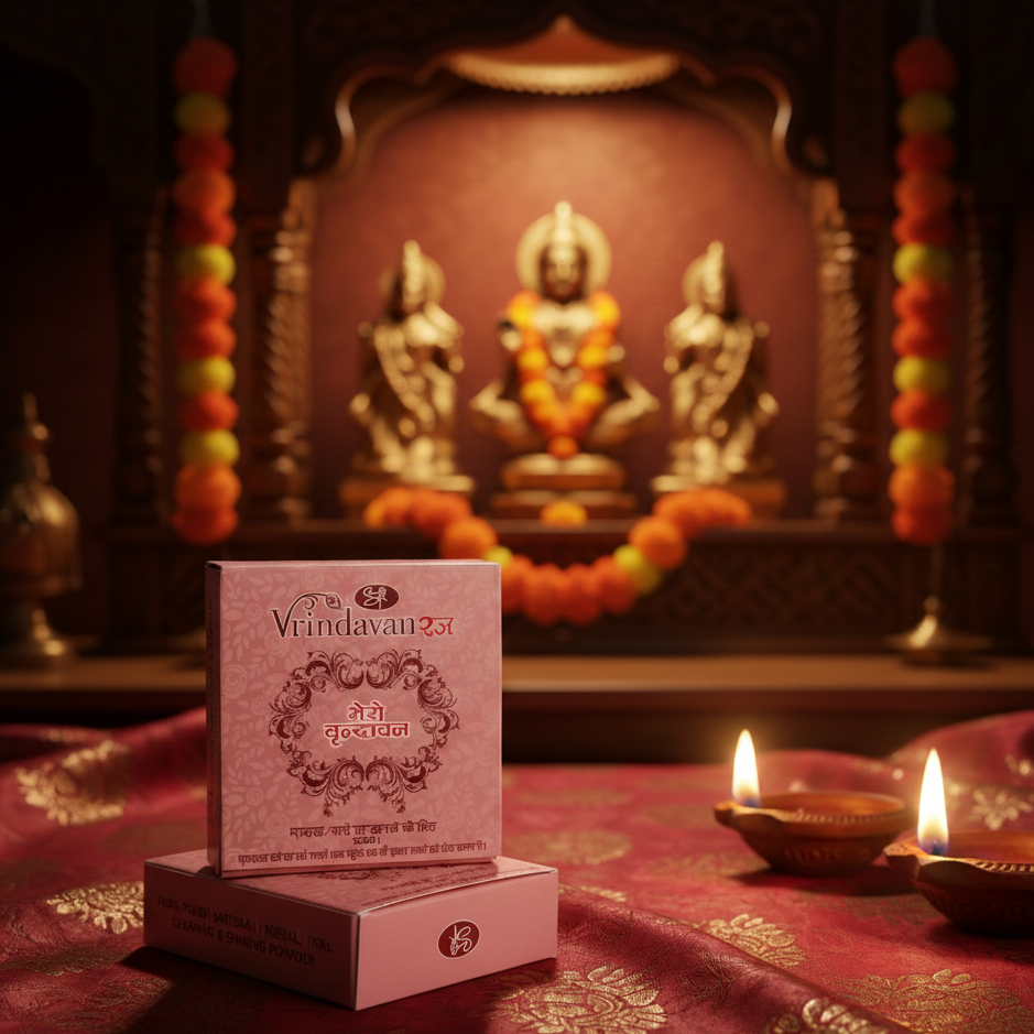 Vrindavan Brij Raj for Tilak and Pooja| Krishna Ke Charno ki Dhool
