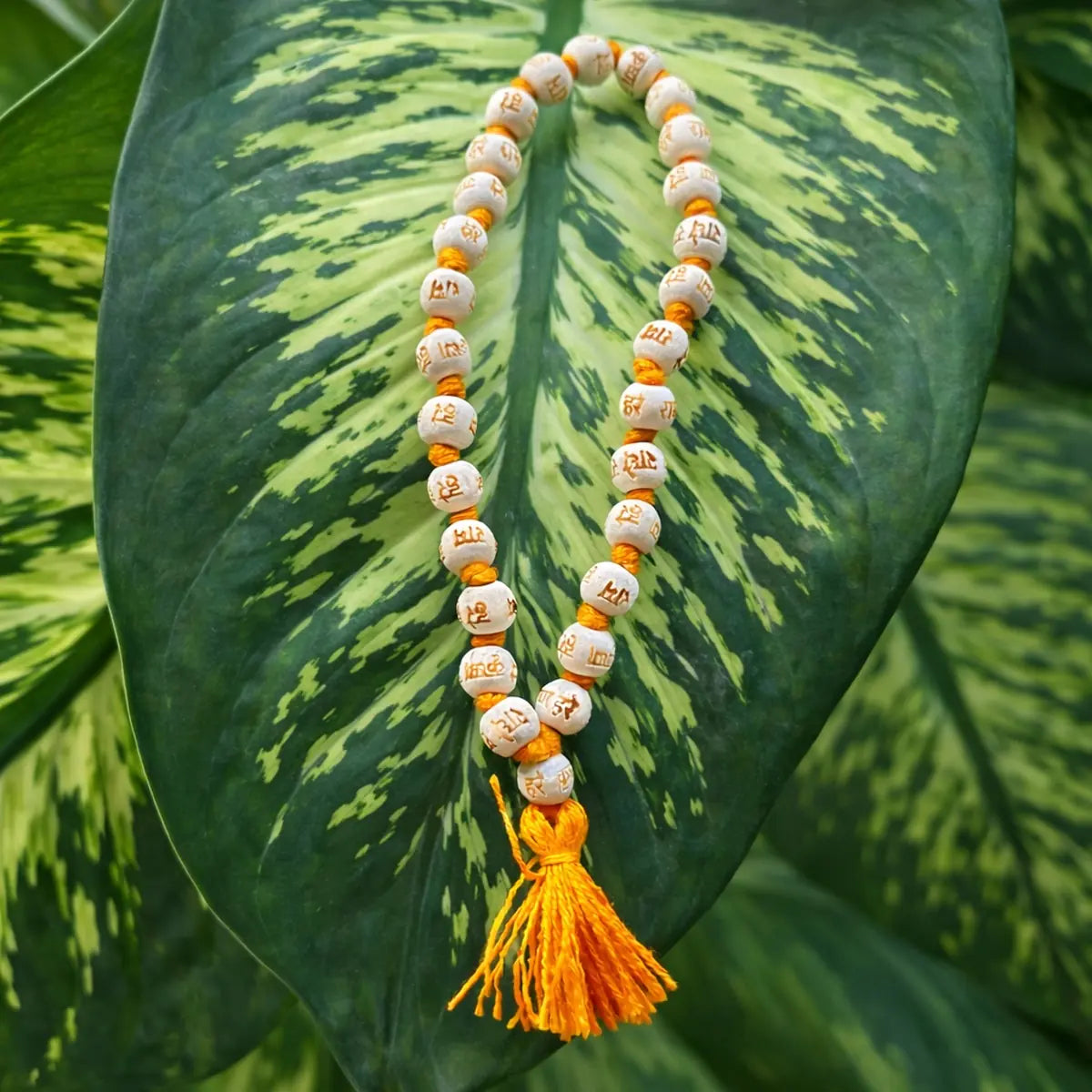 Rama Krishna Japa Mala 27+1 Beads 8mm – Quarter Mala for Daily Chanting