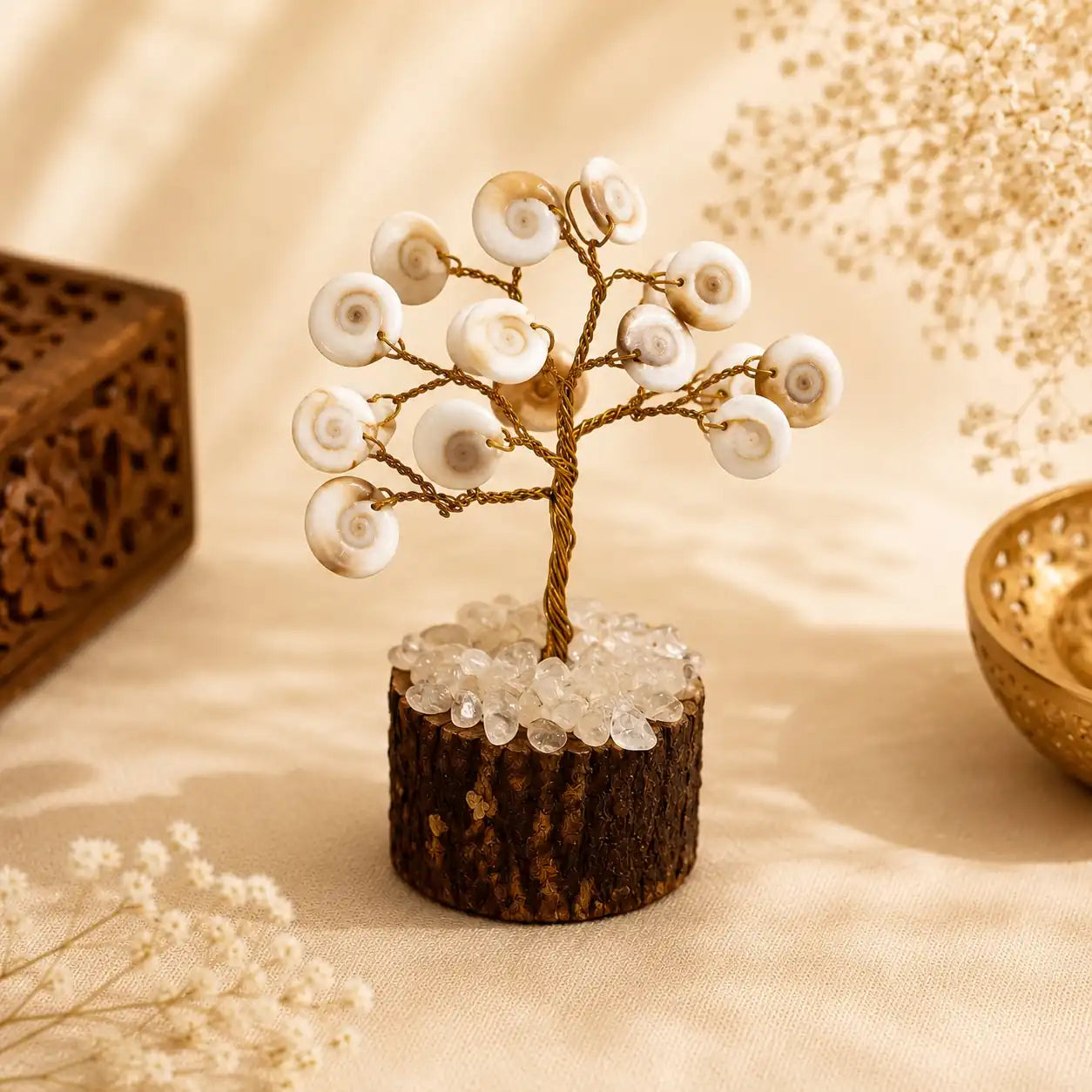 Natural Gomti Chakra Tree for Home & Office | Vastu Lucky Decor