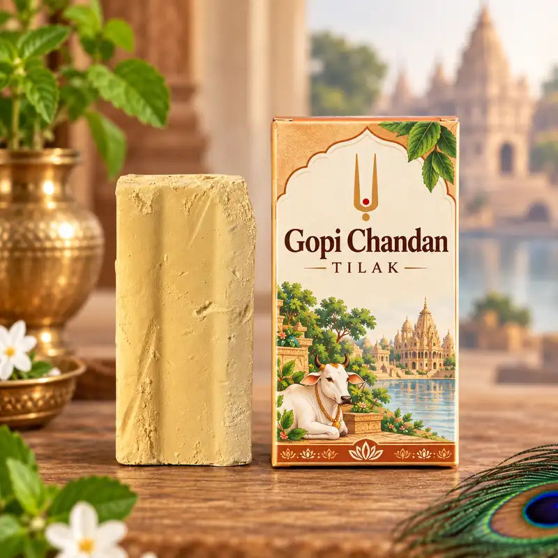 Gopi Chandan - Pure Vaishnav Tilak Clay from Dwarka