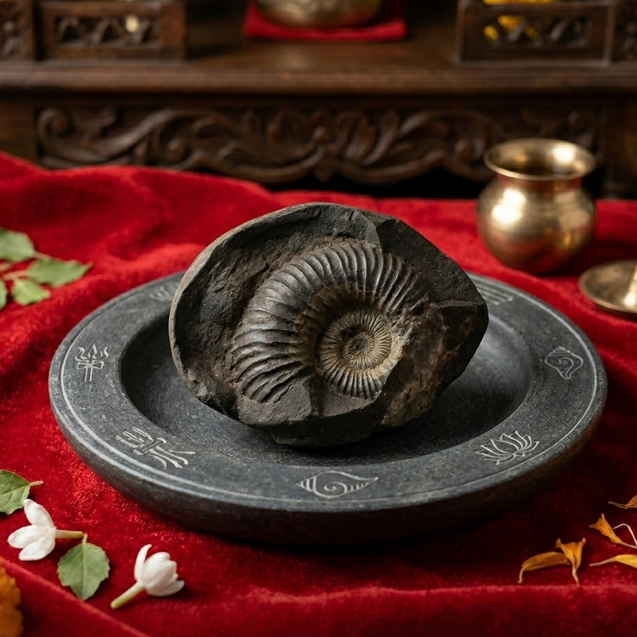 Sudarshan Shaligram Shila – Natural Gandaki River Shaligram