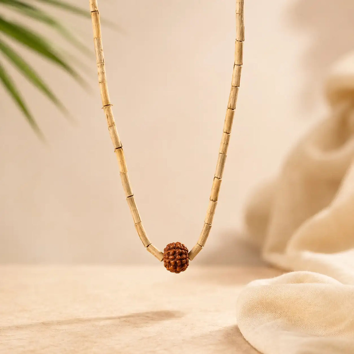 Tulsi Kanthi Mala with Natural Rudraksha – One Round