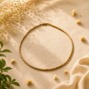 1 Round Tulsi Kanthi Mala – 2mm Cylindrical Beads | Pure Vrindavan Tulsi