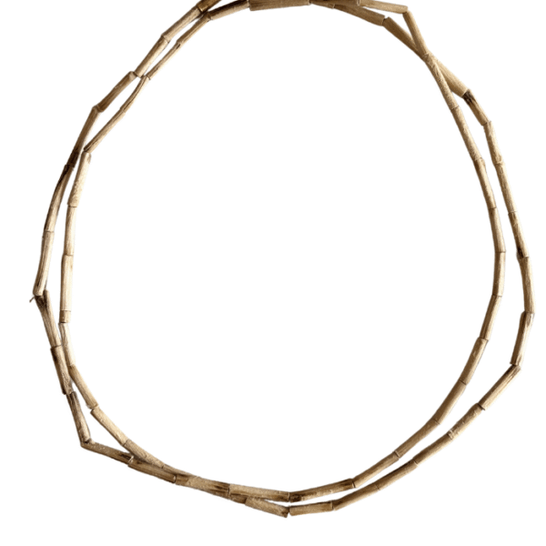 2 Round Natural Barik Tulsi Kanthi Mala – Long Tulsi Beads Necklace for Men & Women (Spiritual Wear)